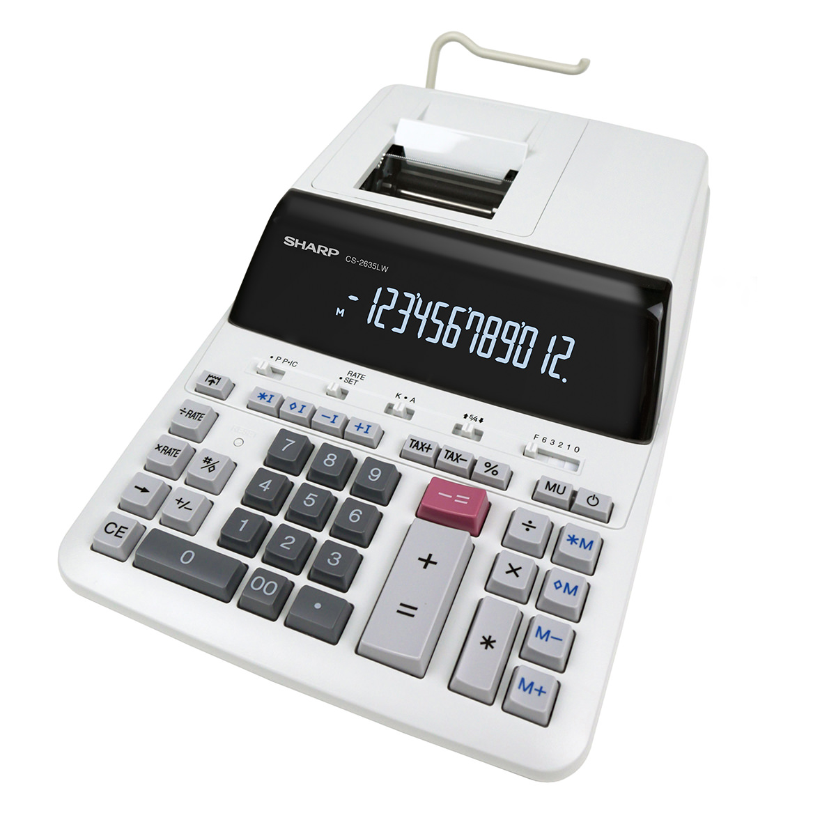 Sharp CS-2635 LW druckender Tischrechner 
