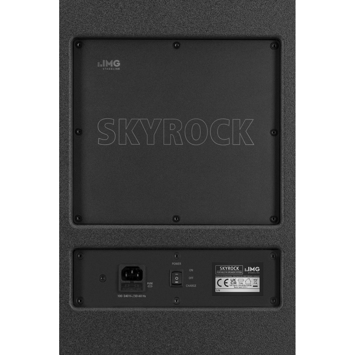 MONACOR SKYROCK Mobile Outdoor-Beschallungsbox