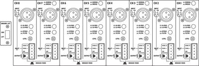 MONACOR STA-1508 Mehrkanal-PA-Verstärker, 1280 W