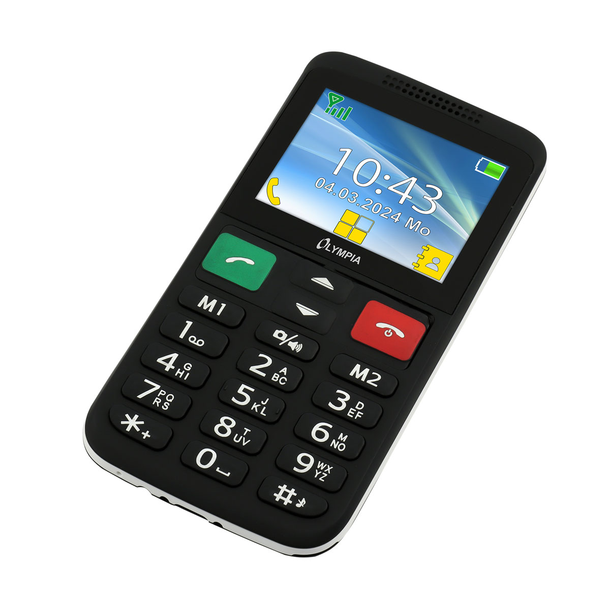 Olympia LUX 2G Mobiltelefon schwarz I Kamera I Direktwahltasten I SOS-Taste 