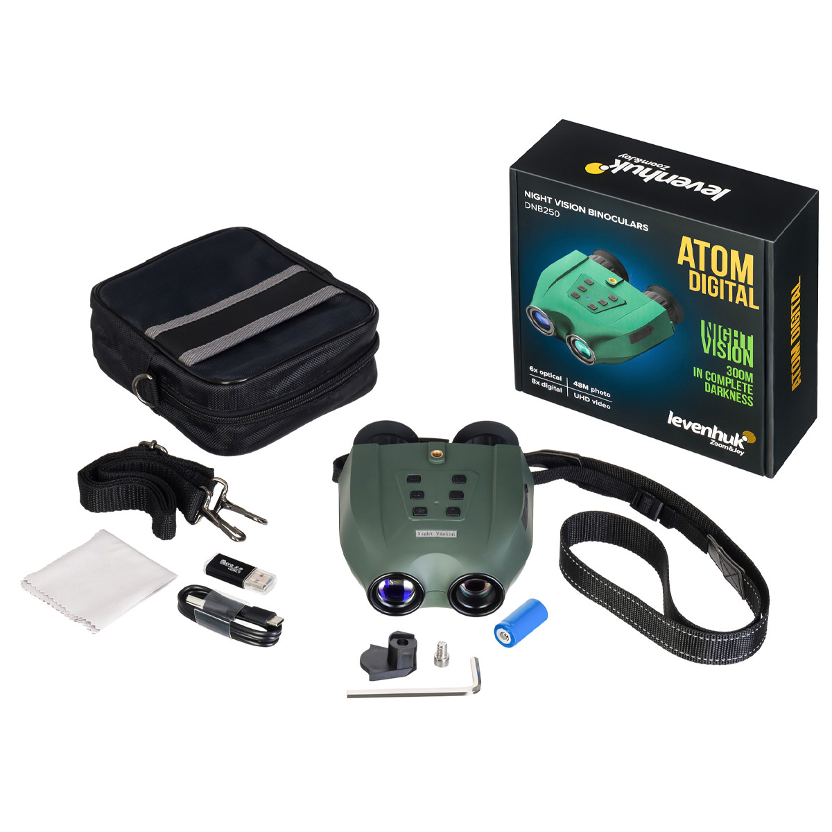 Levenhuk Atom Digital DNB250 Nachtsichtgerät 1 - 8 fach Binokular 