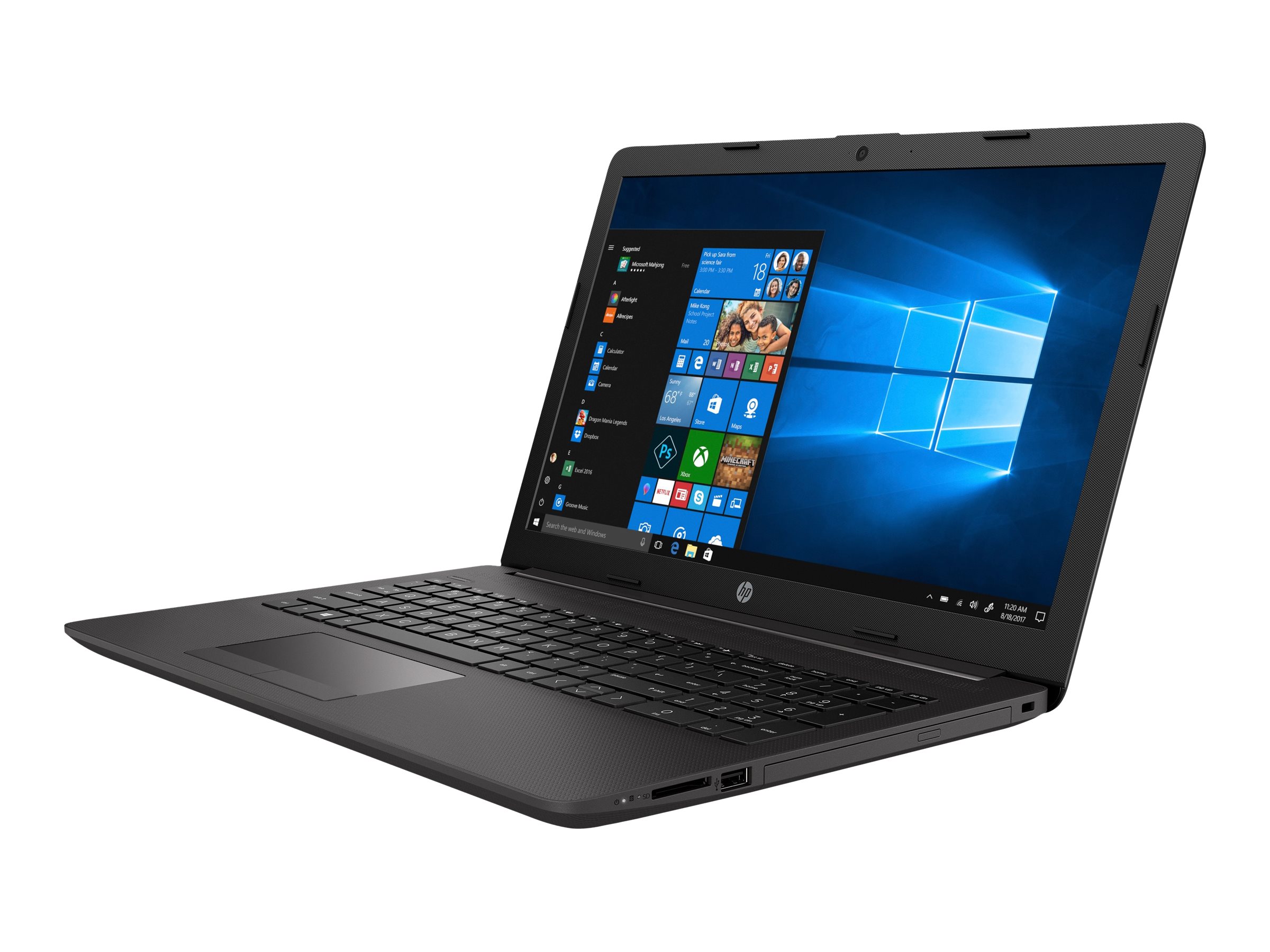 HP 250 G7 Notebook 15.6'' (39,6 cm) Core i5-1035G1, 1.0 GHz, Win 10 Pro, 64-Bit, 8 GB RAM, 512 GB SSD NVMe