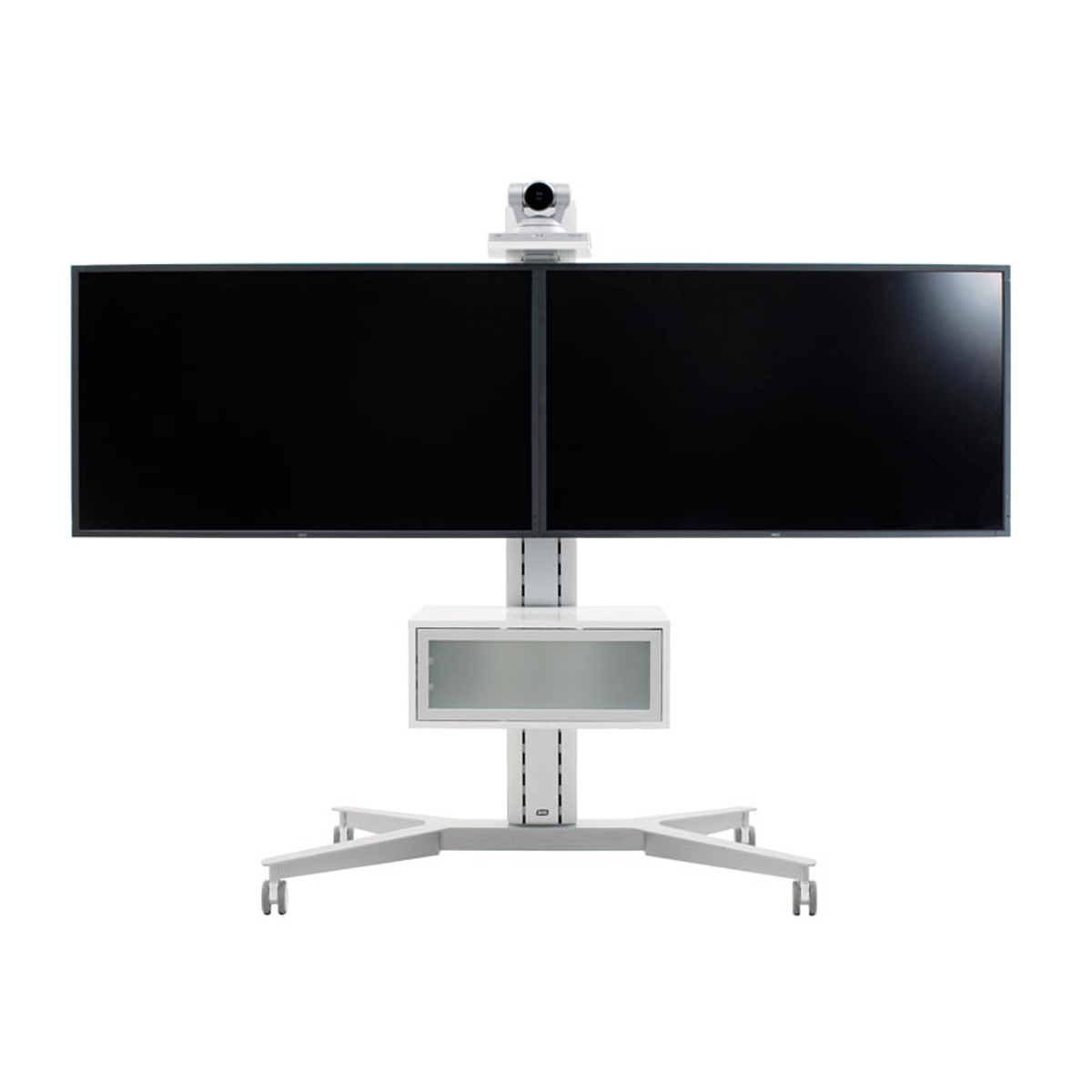 SMS Flatscreen X FH M 1455 mobiler Monitorständer für zwei Bildschirme 