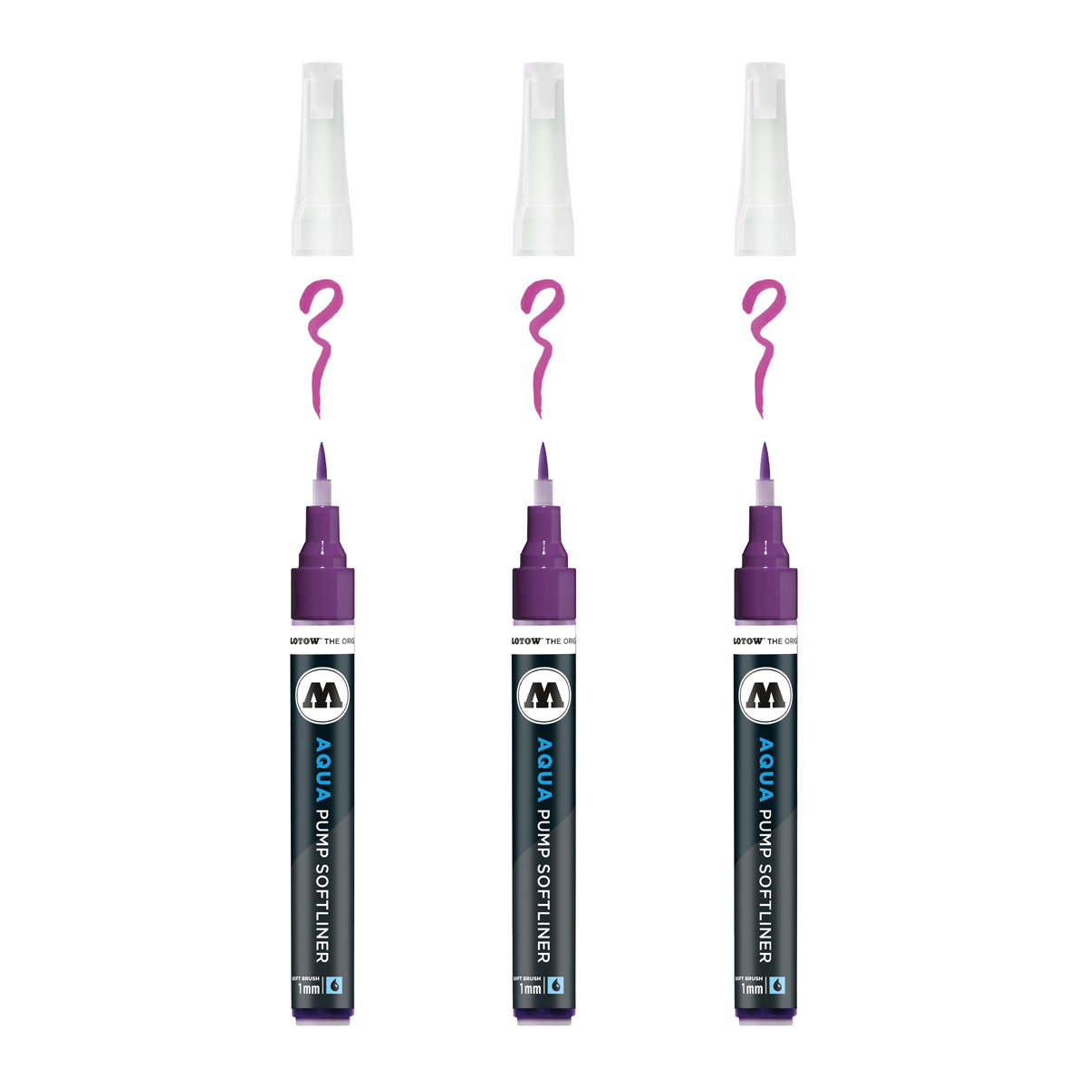 Molotow AQUA Pump Softliner 1 mm, Nr. 010, purpur 