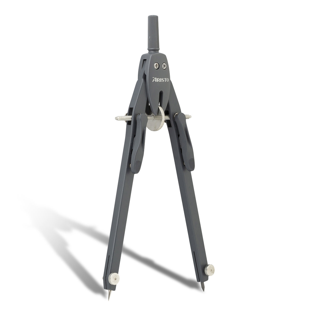 Aristo BTS Schnellverstellzirkel Hebelmechanik ohne Gelenke, Rock, inkl. Ersatzminen 