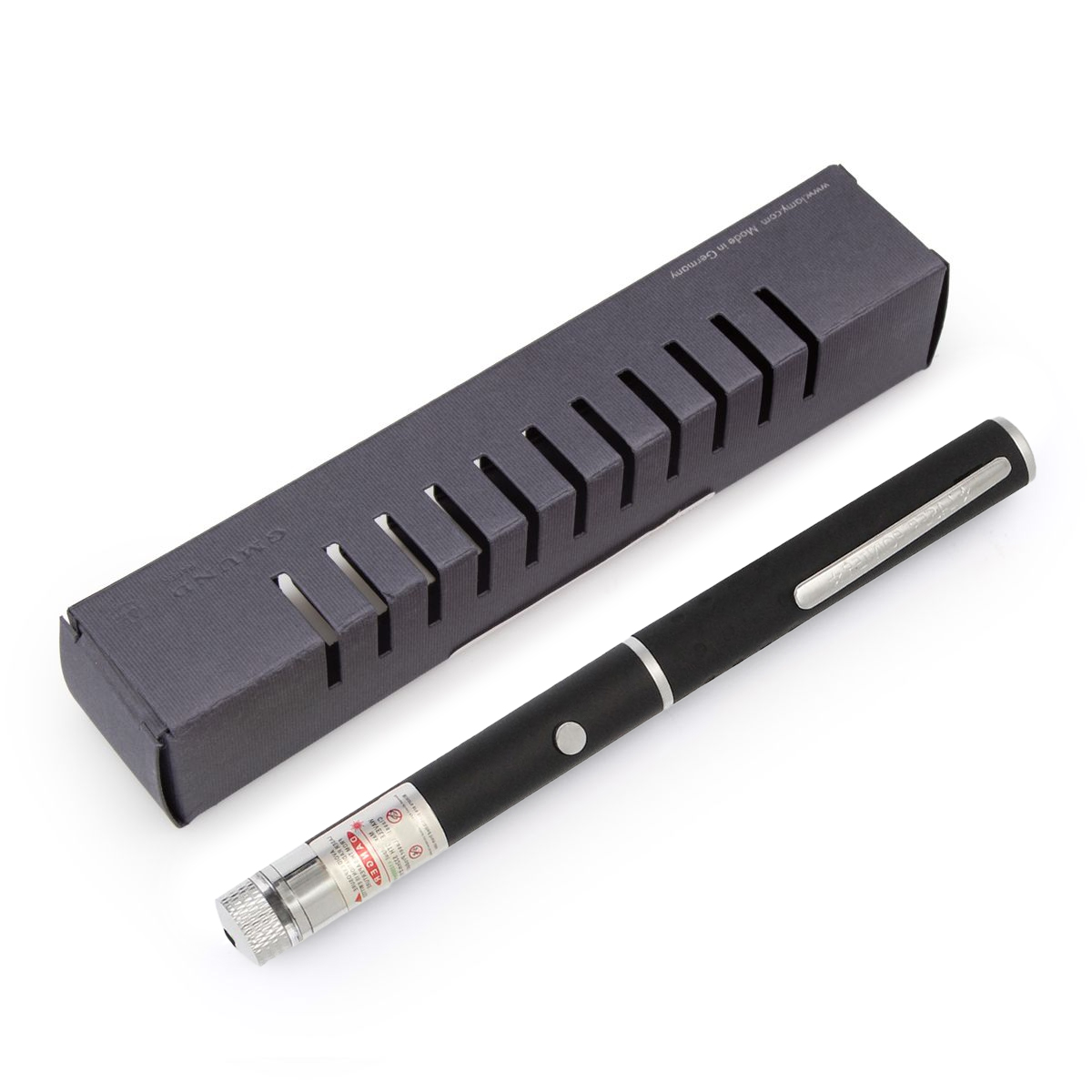 Vernier Laserpointer Zubehör, Laser grün 532 nm, < 1 mW, Class II, für GDX-VPG Foto-/Lichtschranke 