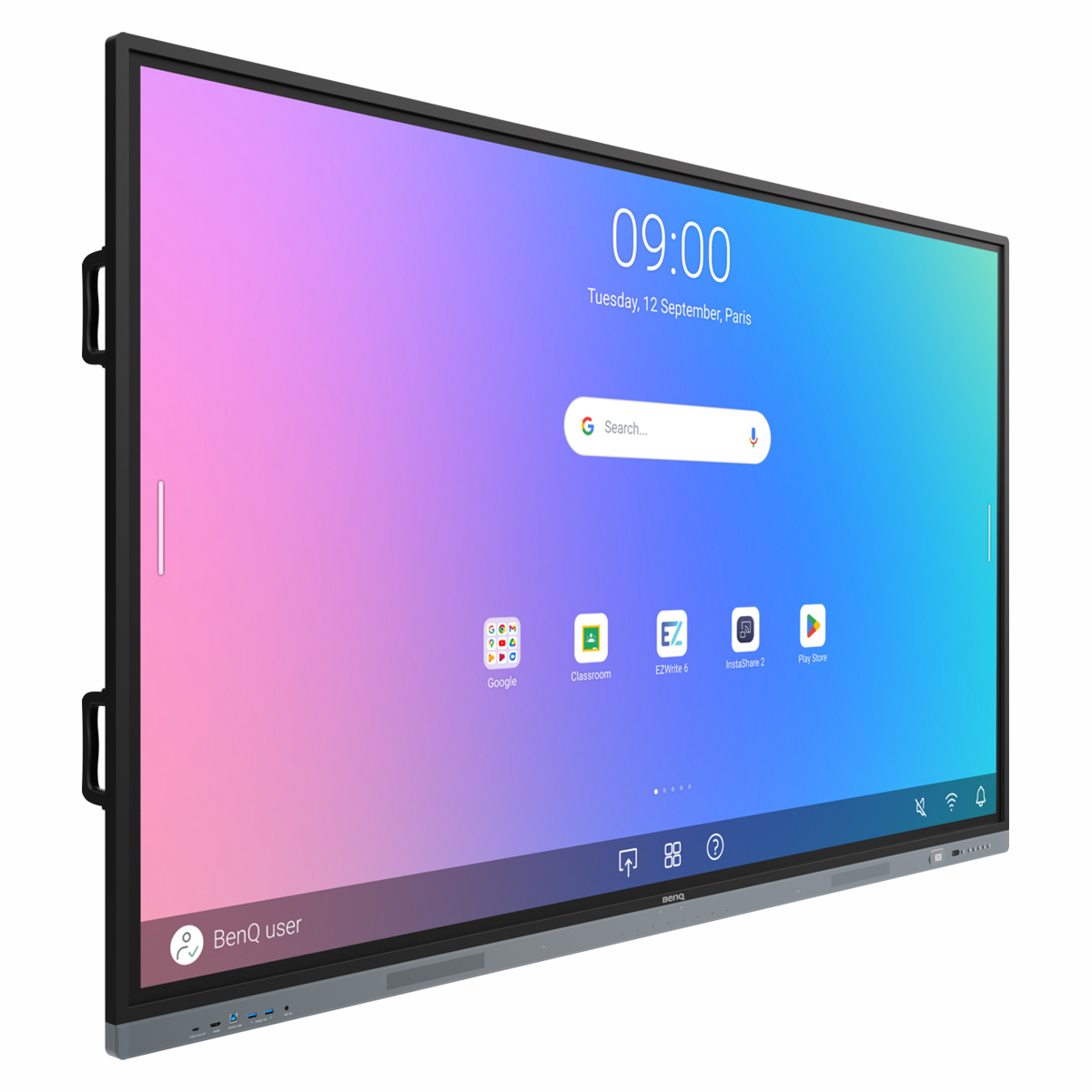 BenQ RM8604 86'' (218cm) 4K UHD Display, IR Touch, 128 GB RAM, 450 cd/m² 
