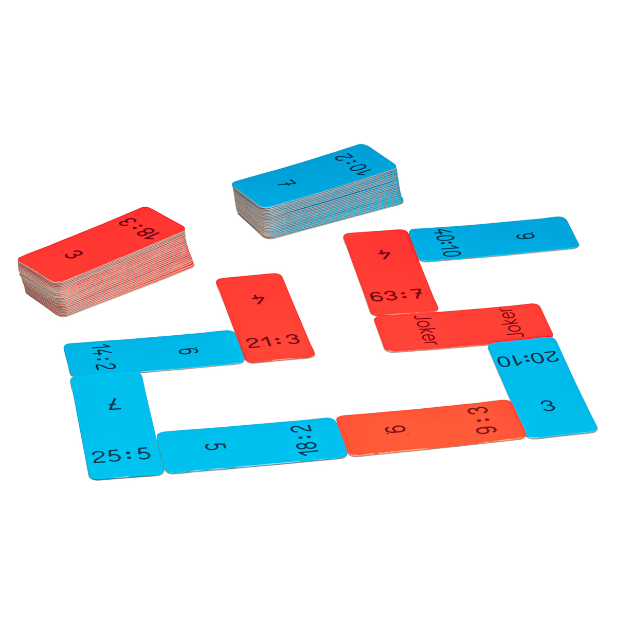 Wissner Domino Aufgabenkärtchen zum spielerischen Üben verschiedener Aufgaben 