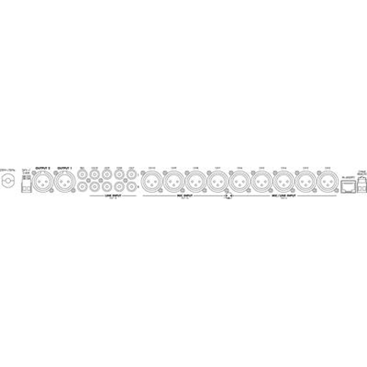 MONACOR PA-1414MX 10-Kanal-ELA-Vorverstärker