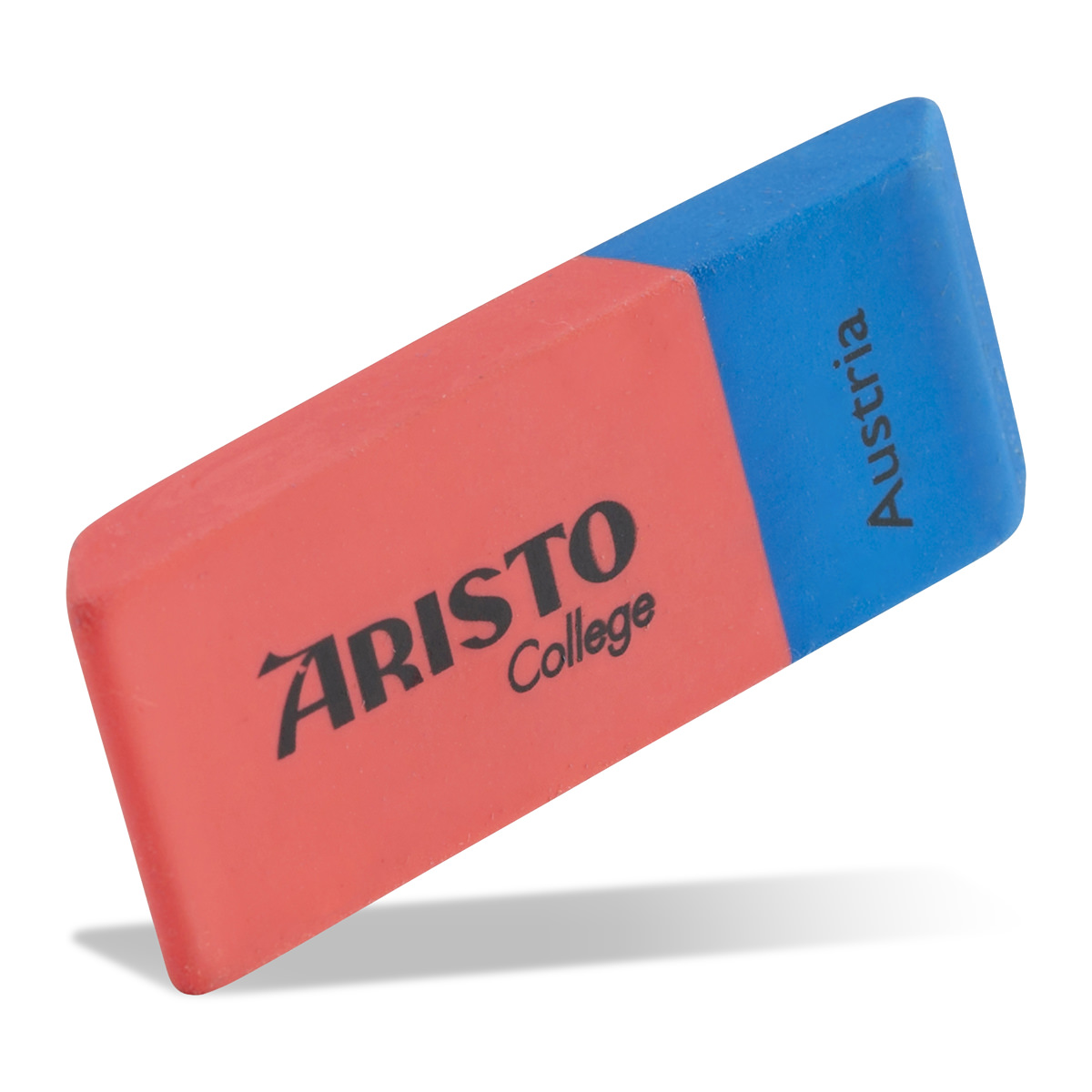 Aristo College Radierer BT 040 blau für Tinte, rot für Bleistift 