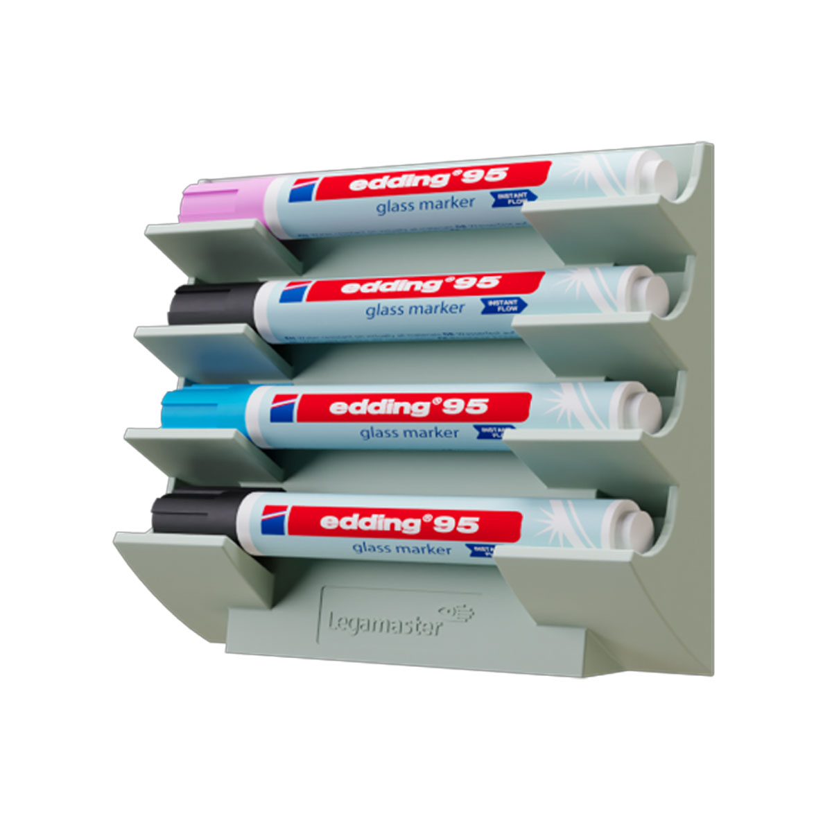 Legamaster 7-122134 Glasboard-Markerhalter, sage green 