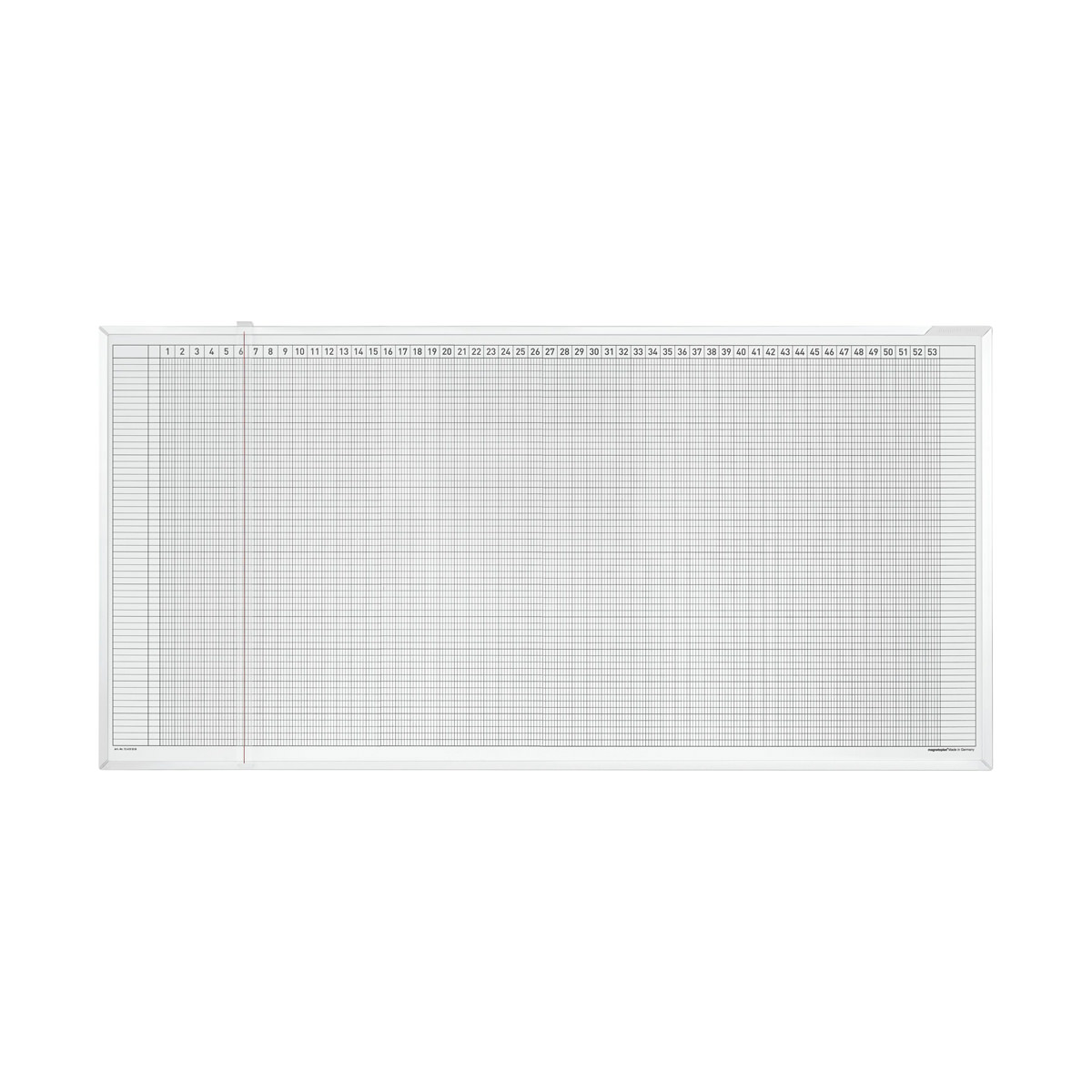 Magnetoplan 3703355 Aktivitäten- und Urlaubsplaner 150 x 75cm, 5 Tage, 60 Mitarbeiter