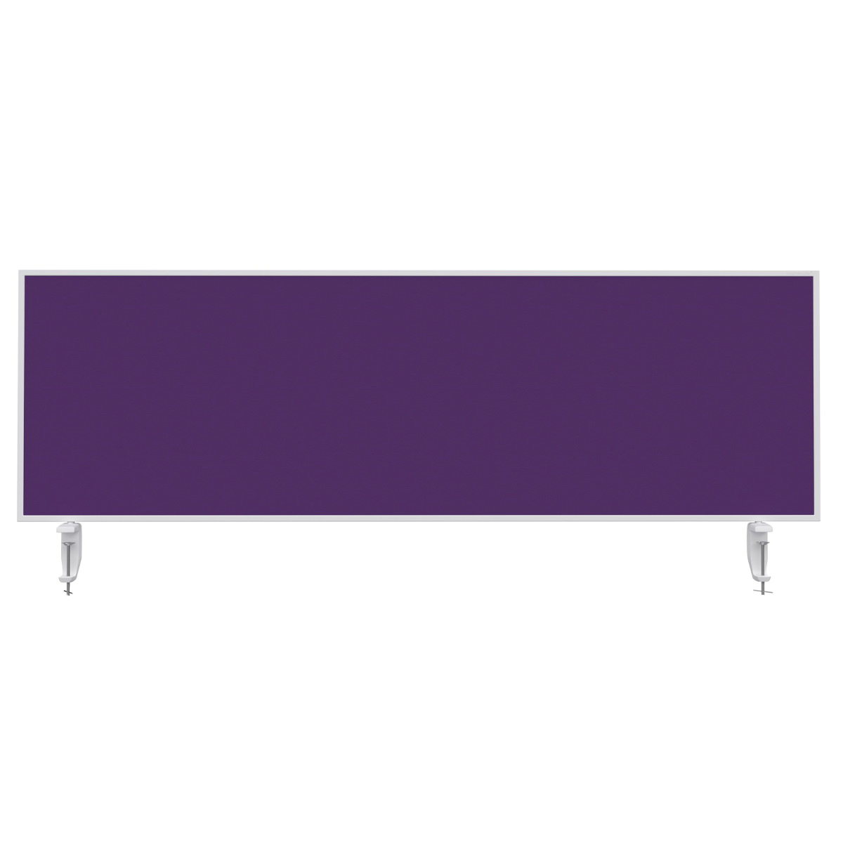 Magnetoplan 1116011 Tischtrennwand VarioPin Whiteboard/Filz Violett, 160 x 50cm