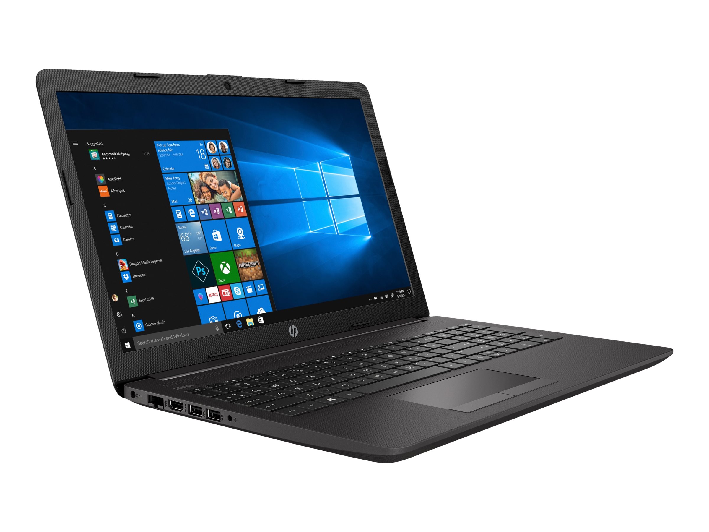 HP 250 G7 Notebook 15.6'' (39,6 cm) Core i5-1035G1, 1.0 GHz, Win 10 Pro, 64-Bit, 8 GB RAM, 512 GB SSD NVMe