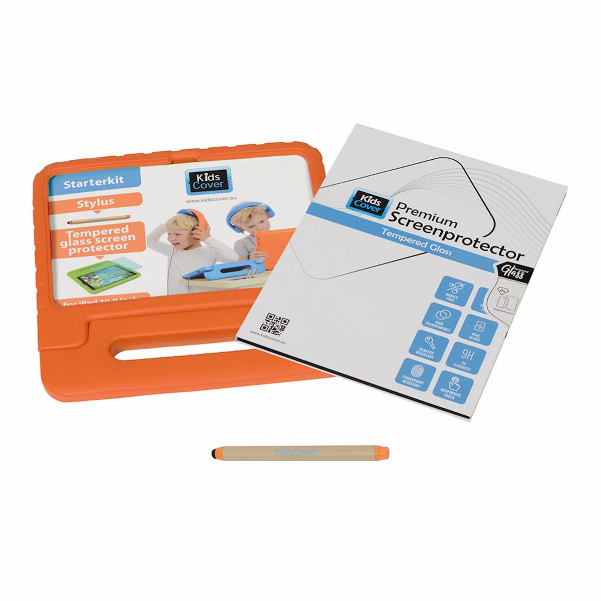 Parat KidsCover für iPad 10.9'' der 10. Generation, Schutzhülle in orange, inkl. Stylus