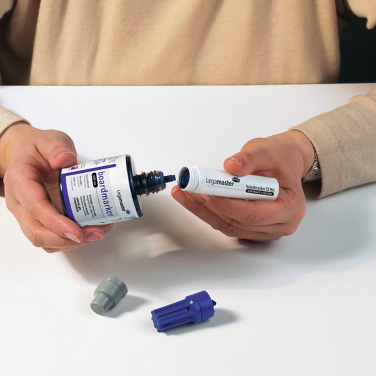 Legamaster 7-119903 Nachfülltinte für Boardmarker 100ml, blau