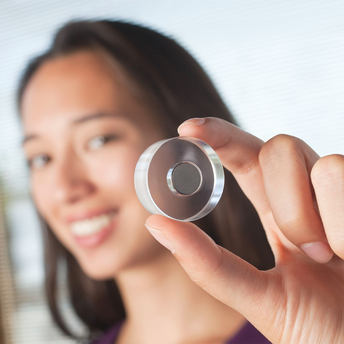 Magnetoplan 1680030 Design-Magnete, Acryl, 30mm 4 Stück