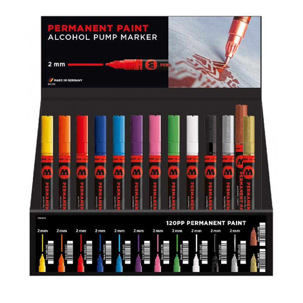 Molotow Marker Permanent Paint 120PP Alcohol, 2mm 