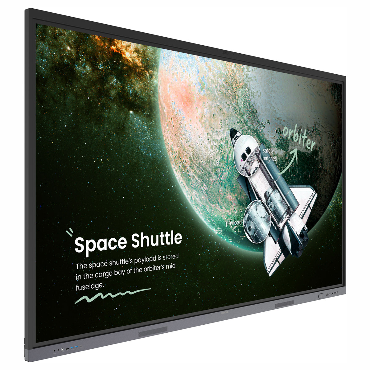 BenQ RE9804FV 98'' (249cm) Display, 128GB RAM, Rahmen grau 