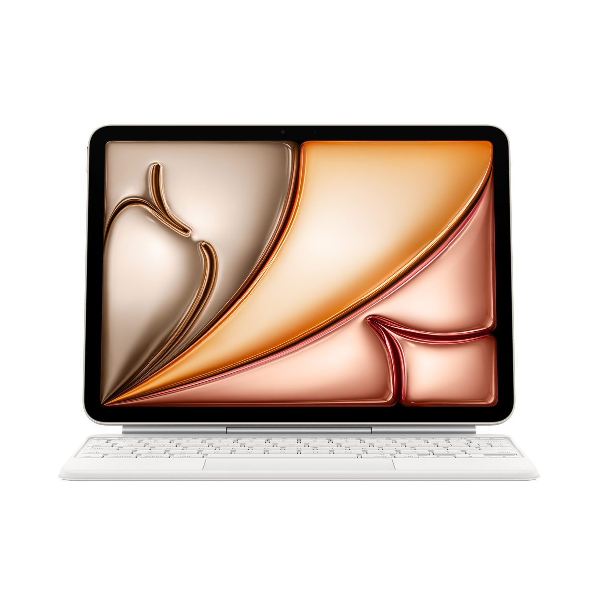 Apple Magic Keyboard für iPad Air M3 11'' (27,9cm) QWERTZ-Tastatur mit Trackpad, weiß