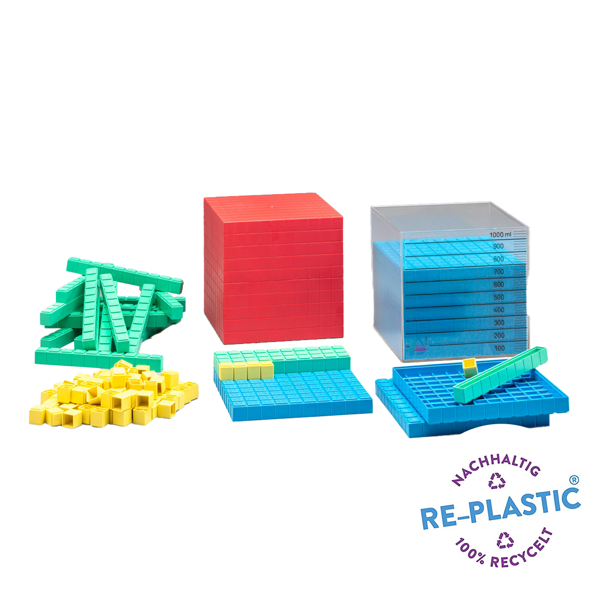 Wissner Rechensystemsatz 1000er-Zahlenraum 132-teilig 