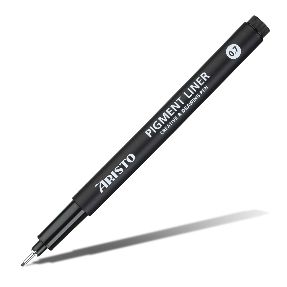Aristo Pigment Liner 0,7 mm schwarz, licht- und wasserbeständig 