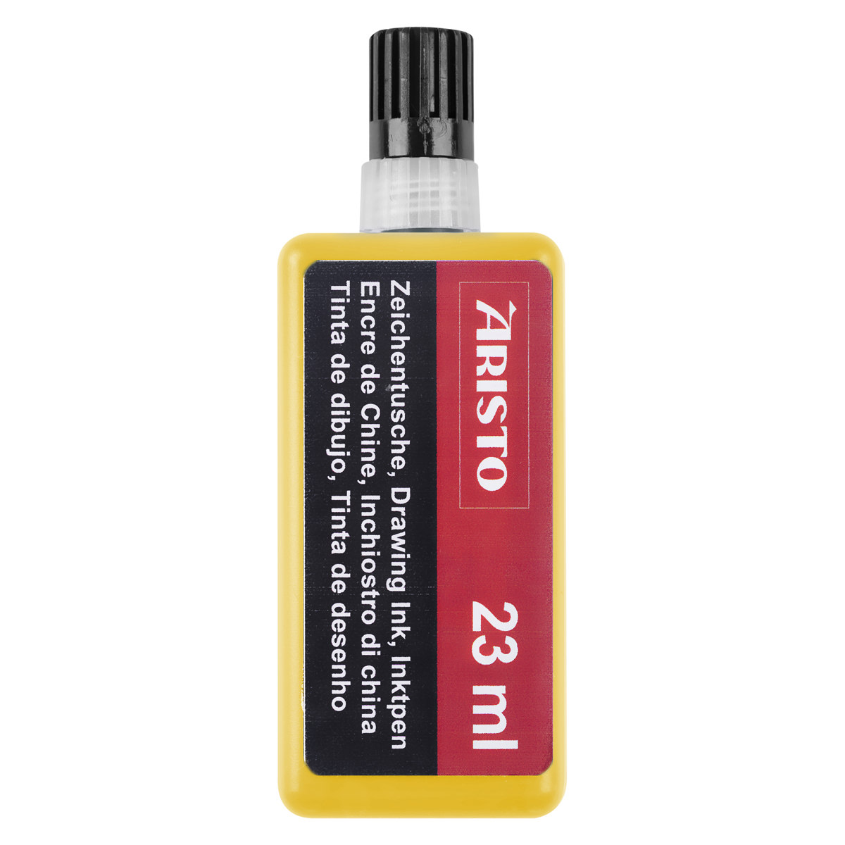 Aristo Zeichentusche 23 ml gelb, hohe Deckkraft 