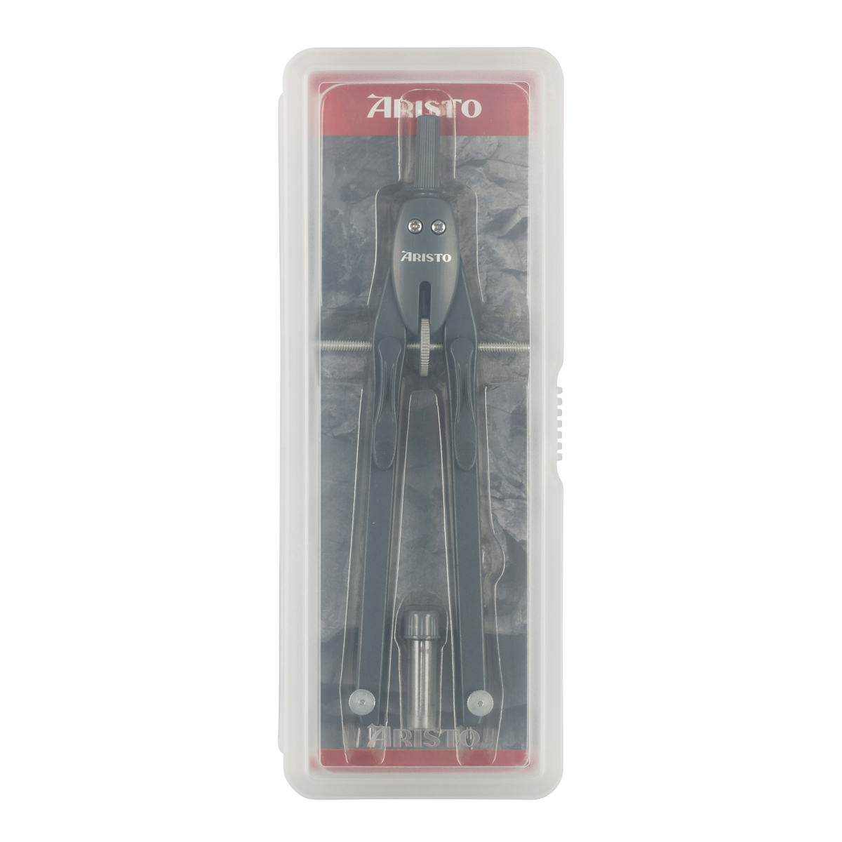 Aristo BTS Schnellverstellzirkel Hebelmechanik ohne Gelenke, Rock, inkl. Ersatzminen 