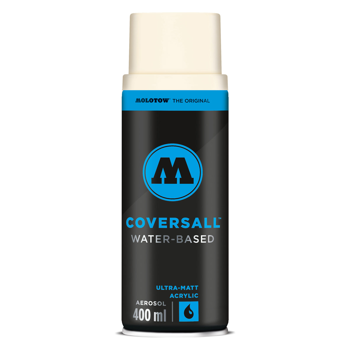 Molotow Sprühdose COVERSALL WATER-BASED 400 ml, naturweiß 