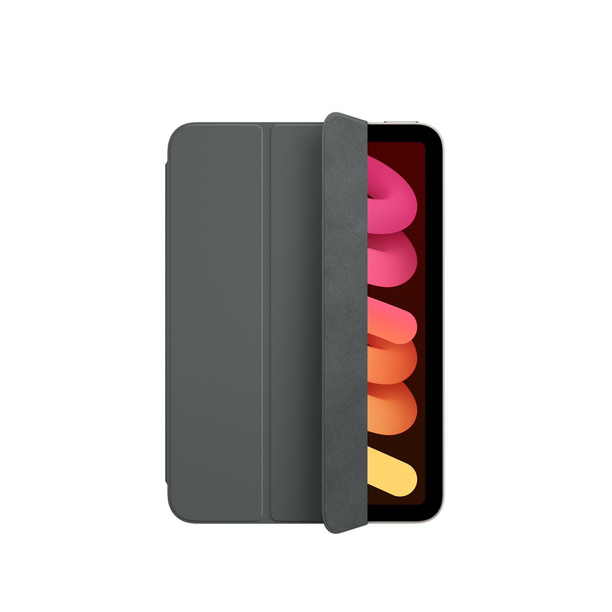 Apple Smart Folio Flip Hülle anthrazit, Schutzhülle für iPad Mini 8.3'' (21,1cm) 7. Generation (2024) & 6. Generation (2021)
