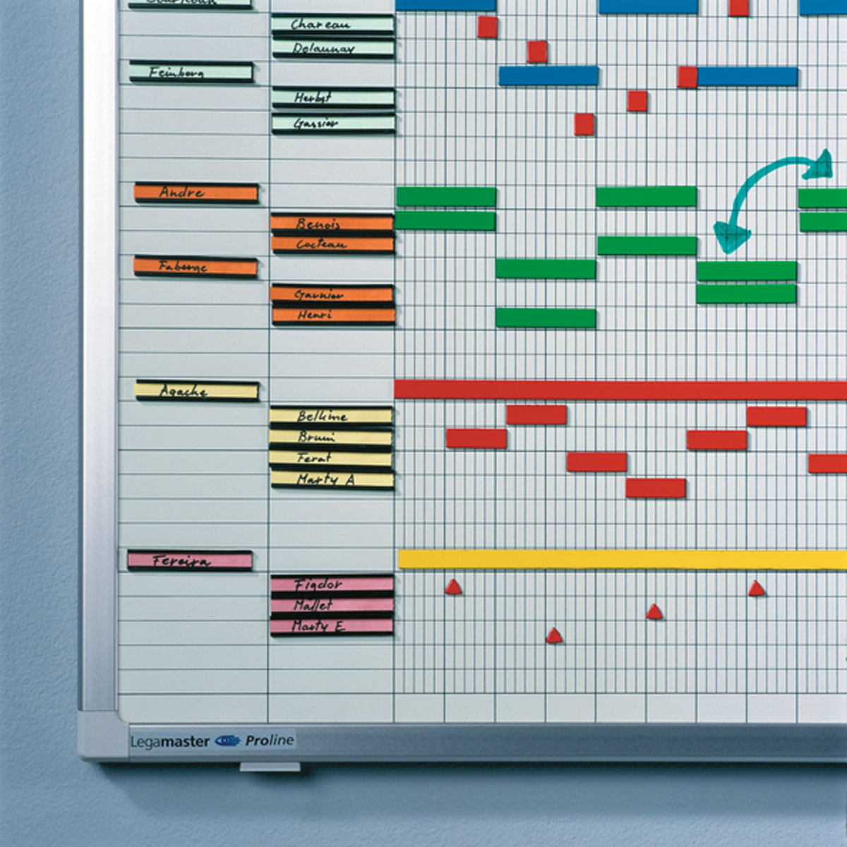 Legamaster 7-404100 Jahresplaner PROFESSIONAL 50 x 150 cm, 12 Monate