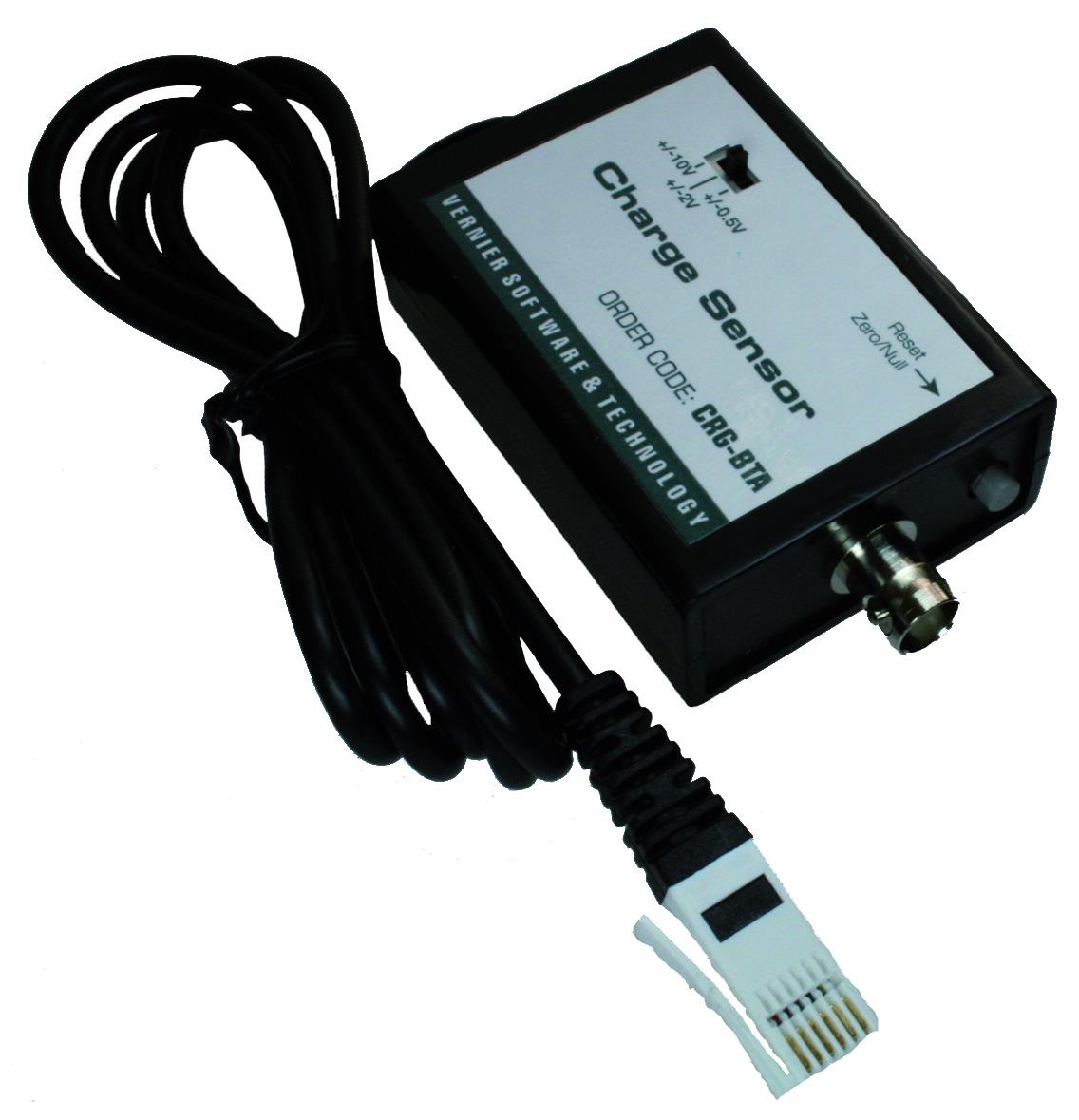 Vernier Ladungssensor (für elektr. Ladungen) (CRG-BTA) Messbereich: +/- 97nC / Auflösung: 0,01nC