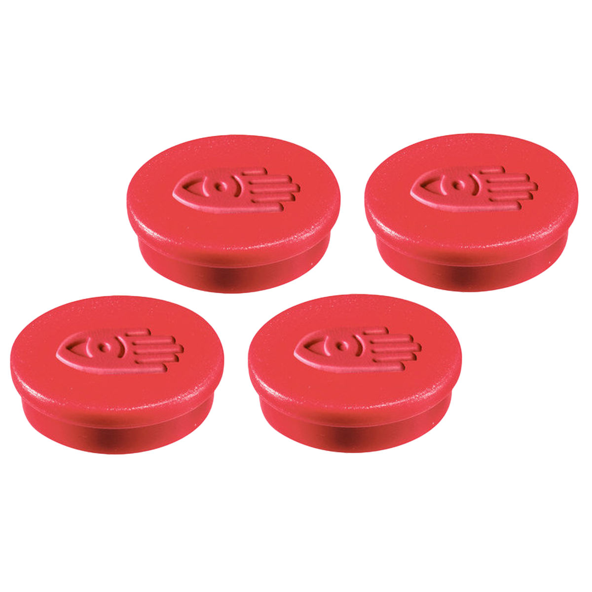 Legamaster 7-181202-4 Haftmagnete 30 mm rot, 4er Blister 