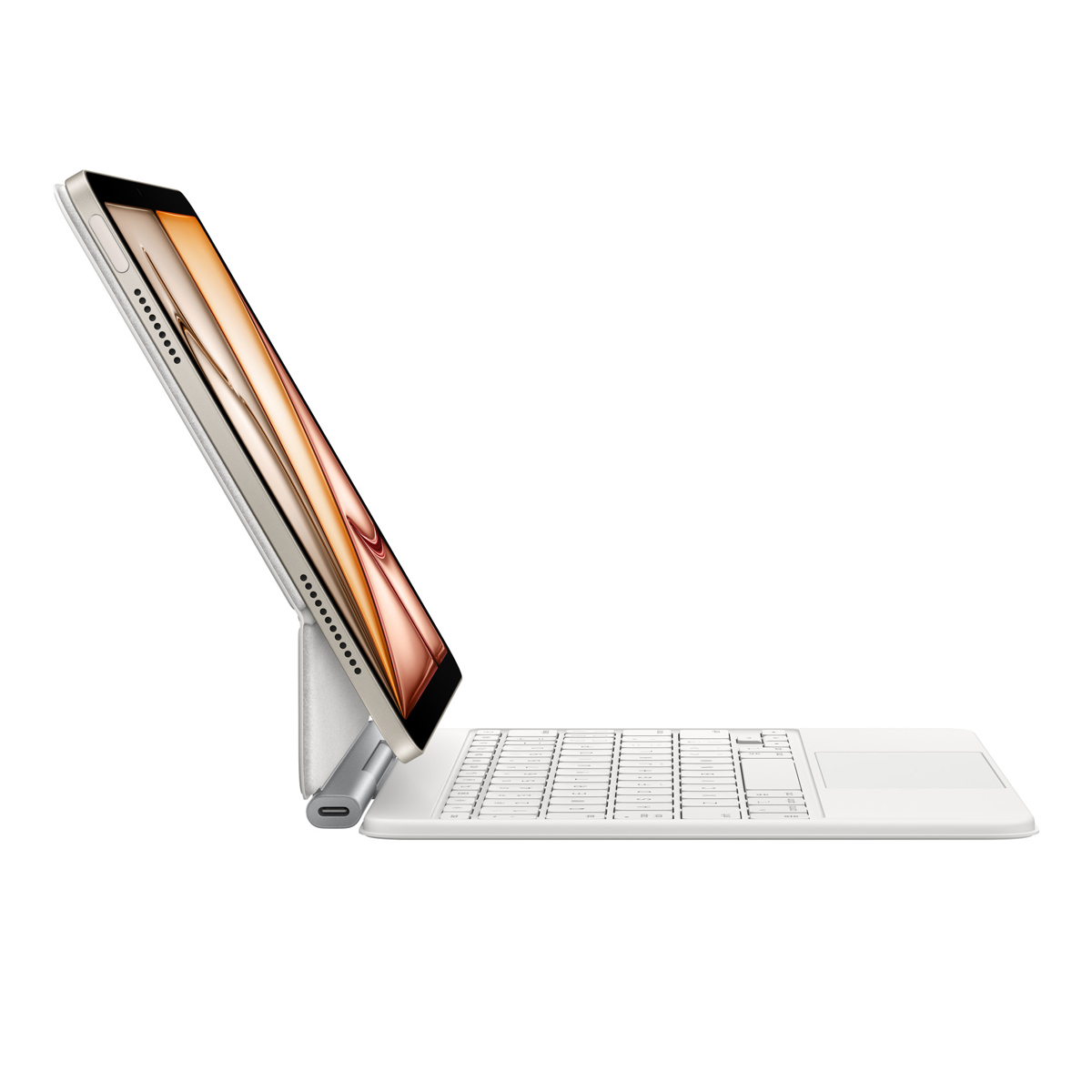 Apple Magic Keyboard für iPad Air M3 11'' (27,9cm) QWERTZ-Tastatur mit Trackpad, weiß