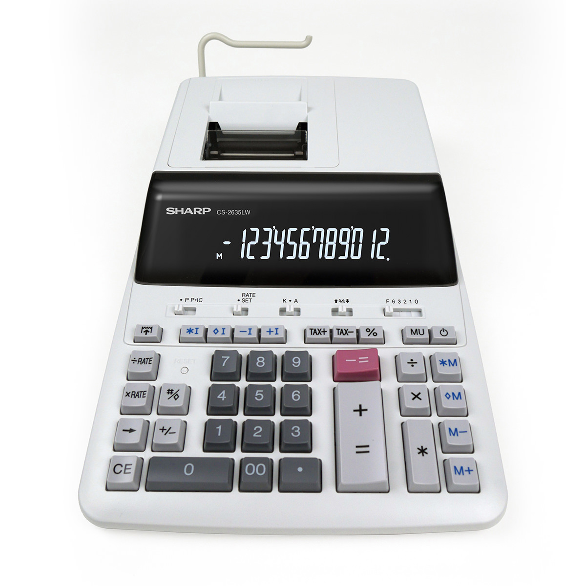 Sharp CS-2635 LW druckender Tischrechner 