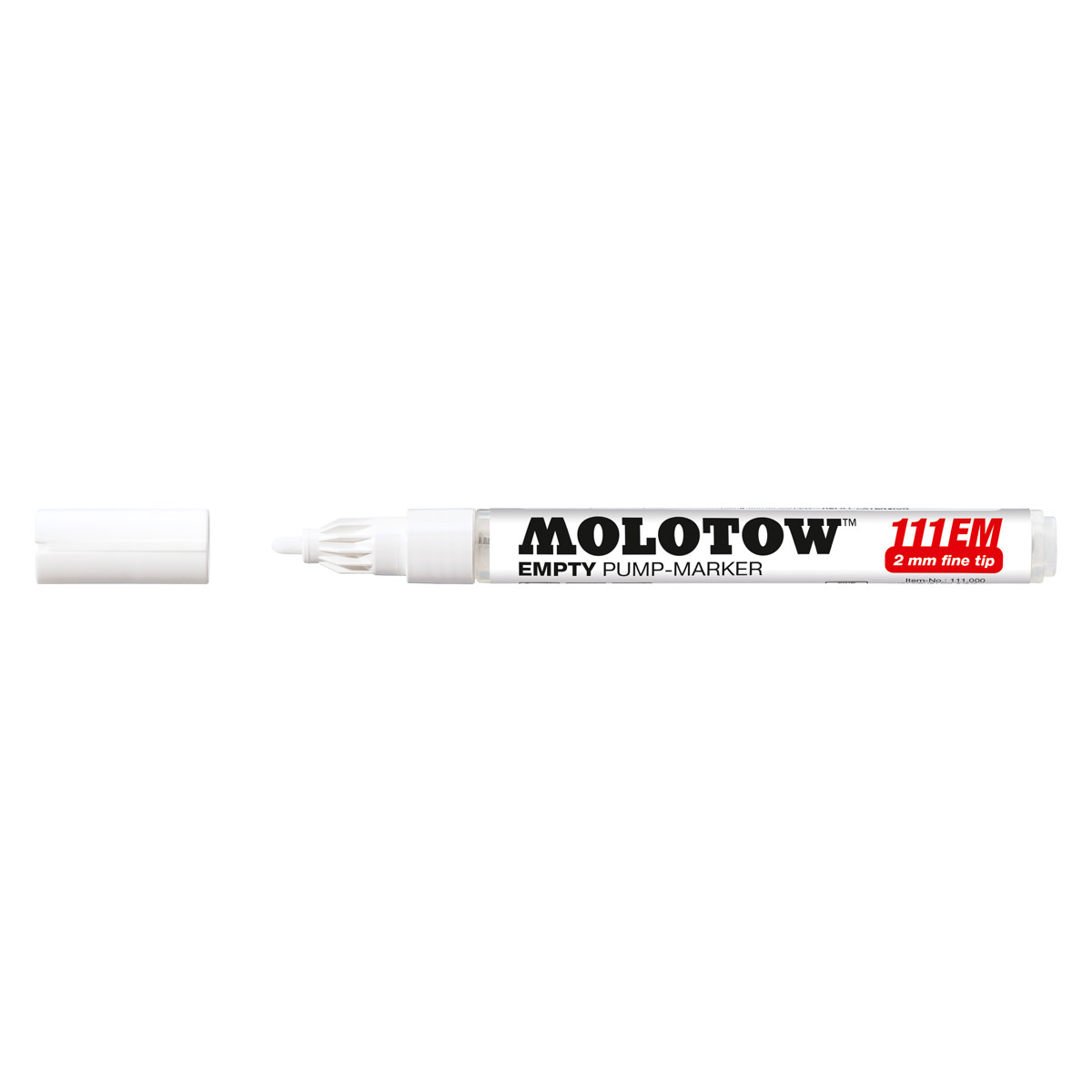 Molotow EMPTY PUMP-MARKER Leermarker 111EM, 2 mm fine tip 