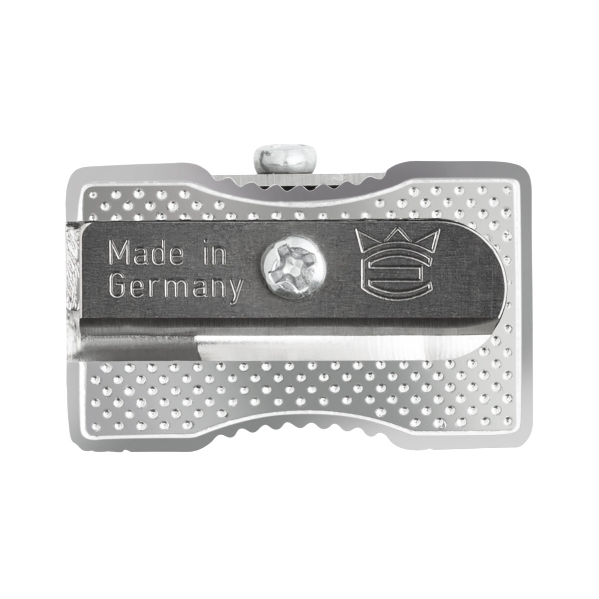 Aristo Einfachspitzer Bleistiftspitzer Metall, Langkonus Ersatzmesser, blockförmig 