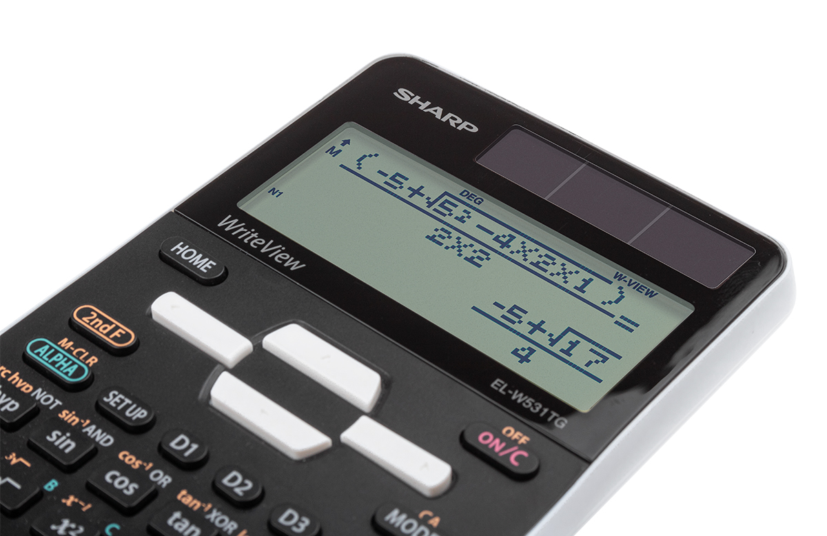 Sharp EL-W531 TG WH Schulrechner weiß 