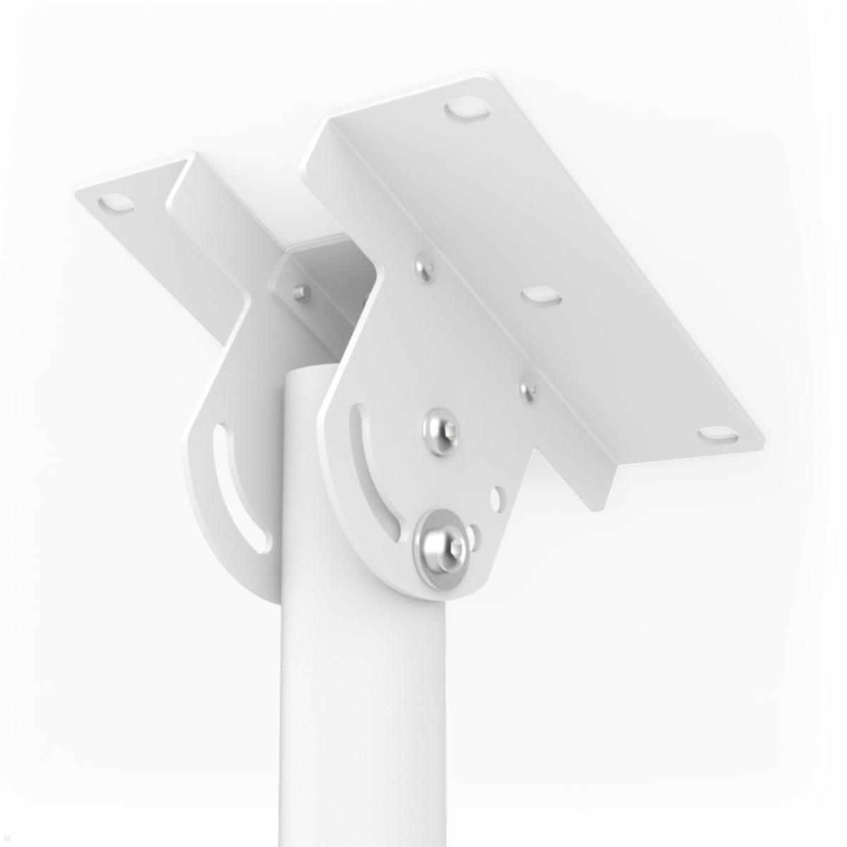 SMS Func Ceiling L Dual Monitor Deckenhalterung quer, weiß für Digital Signage Installationen