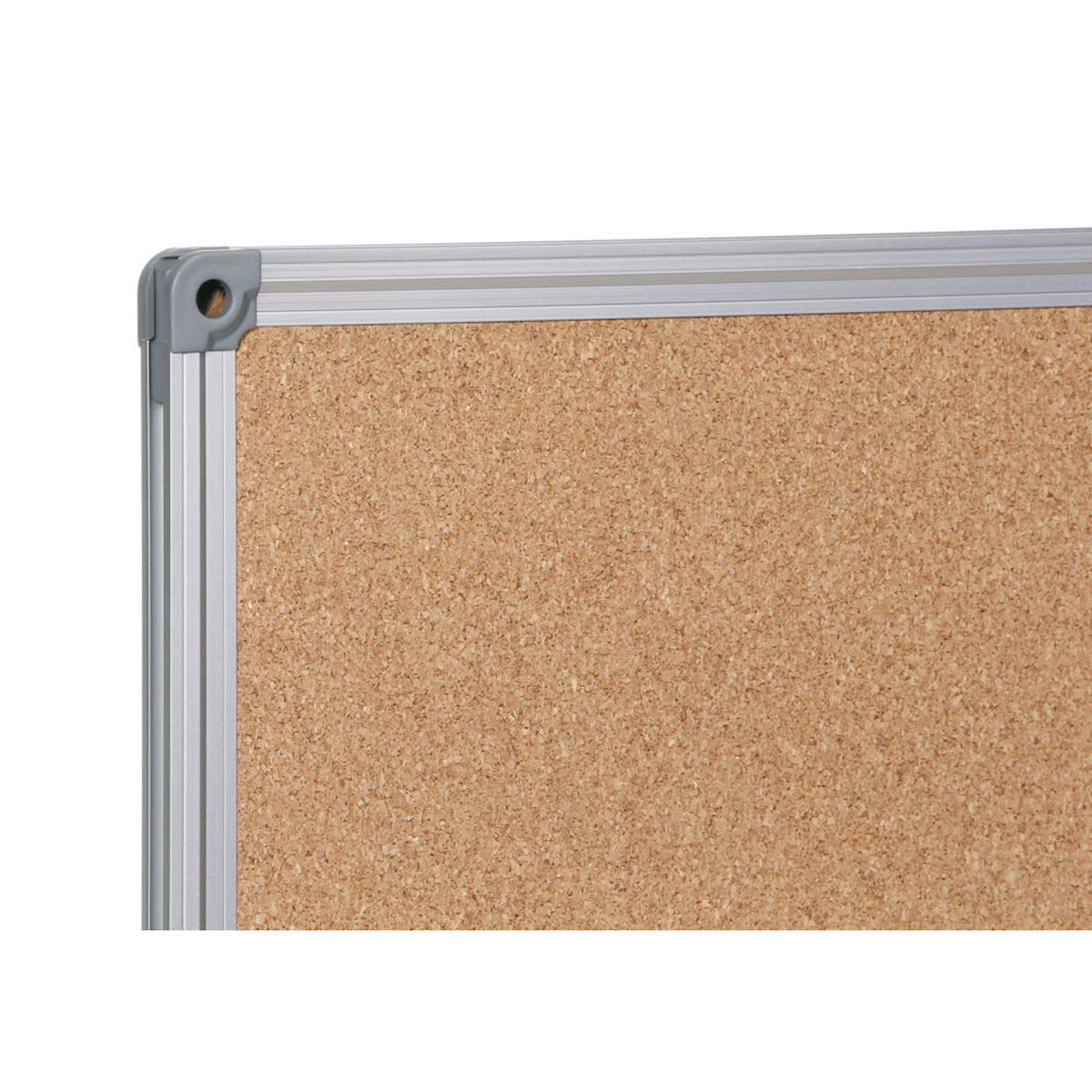 Dahle Cork Board 90 x 120 cm Alurahmen Naturkork Retail-Verpackung 