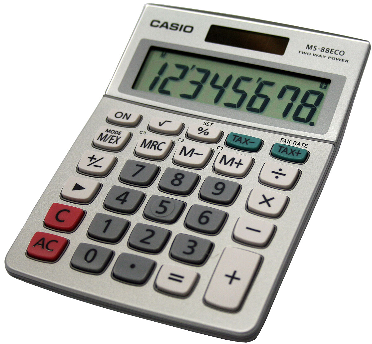 Casio MS-88 ECO anzeigender Tischrechner 