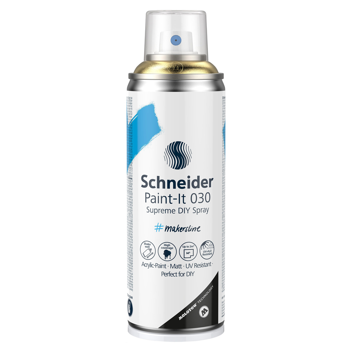 Schneider Supreme DIY Spray Paint-It 030 gold metallic 
