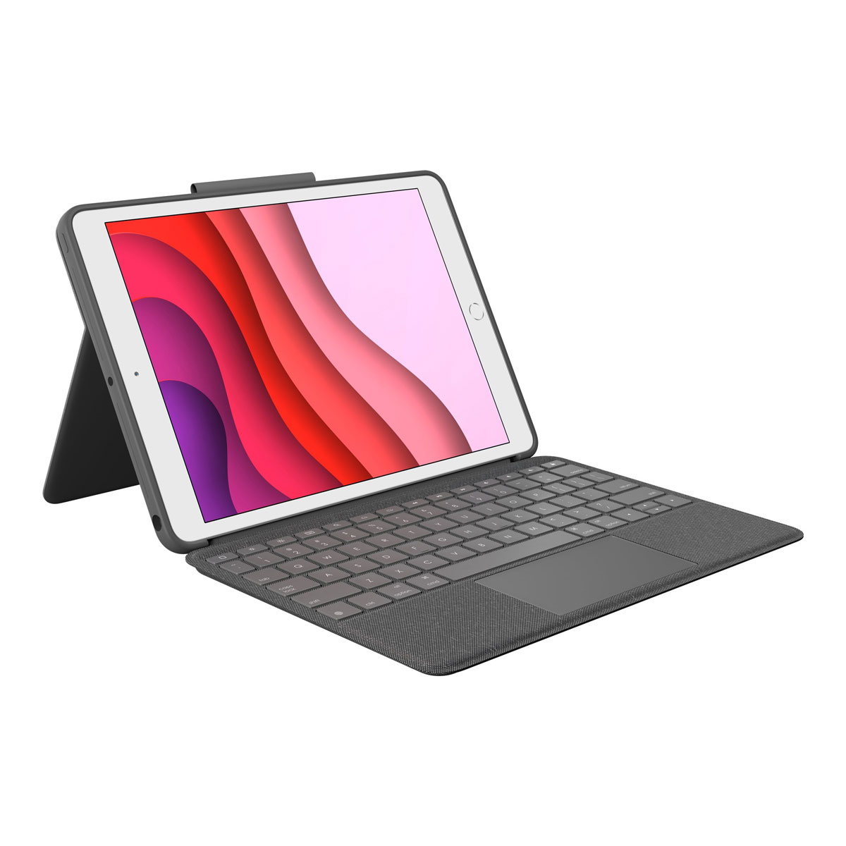Logitech Combo Touch Folie Schutzhülle inkl. Tastatur für iPad 10.2'' (7. / 8. / 9. Generation)