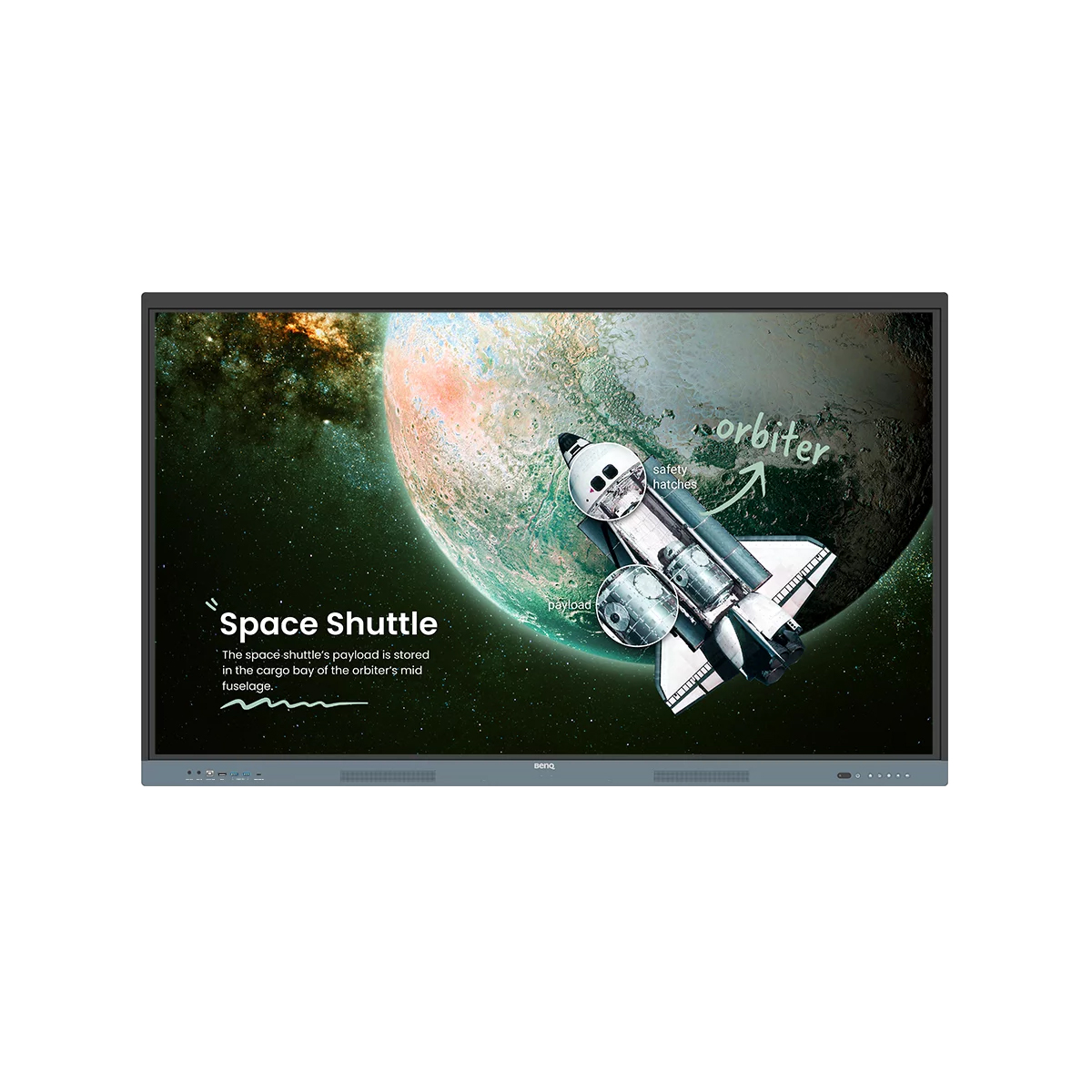 BenQ RM7504 75'' (190,5 cm) 4K-UHD-Smart-Board inklusive WD02AT 