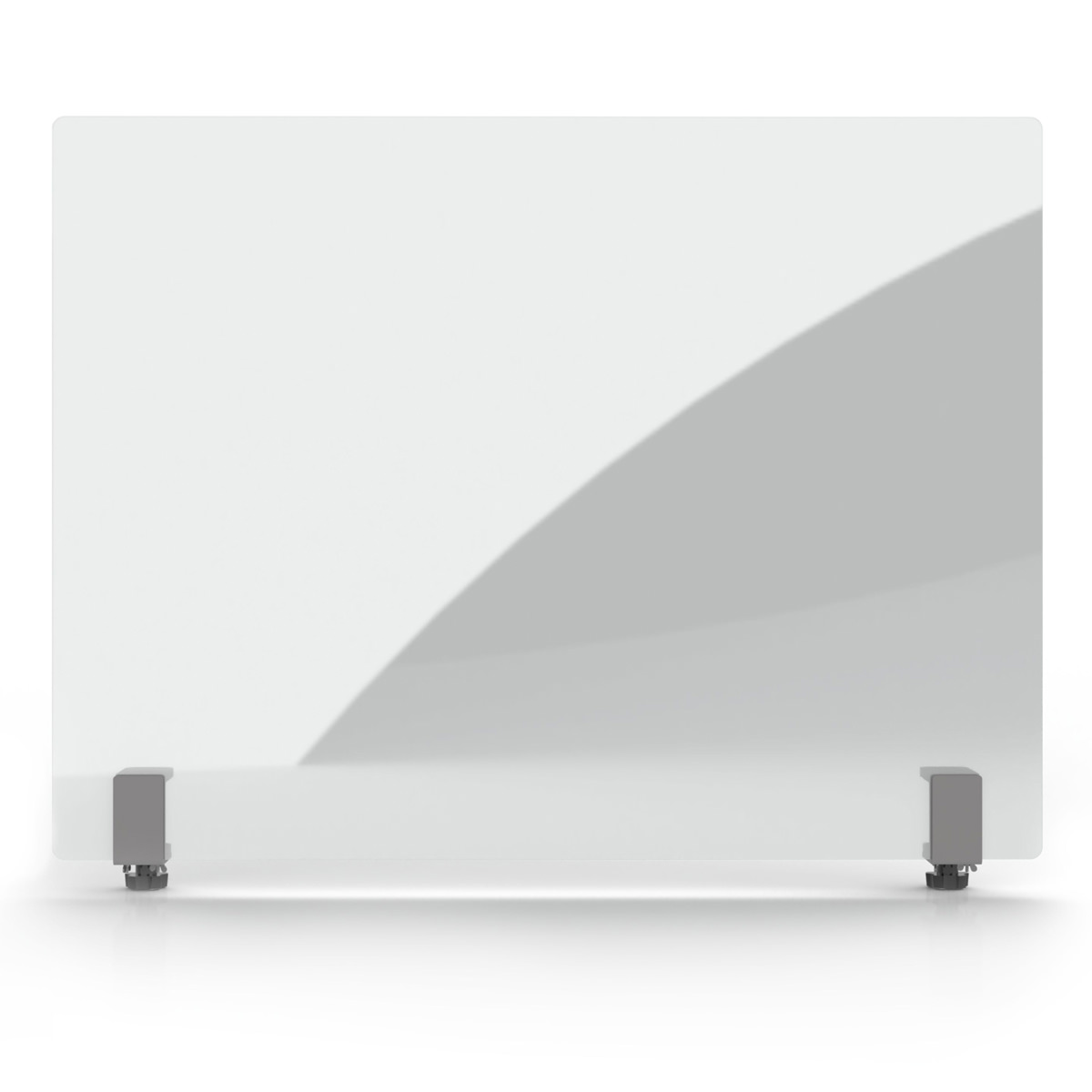 Magnetoplan 11029080 Acryl-Hygienewand mit Klammern 80 x 60cm
