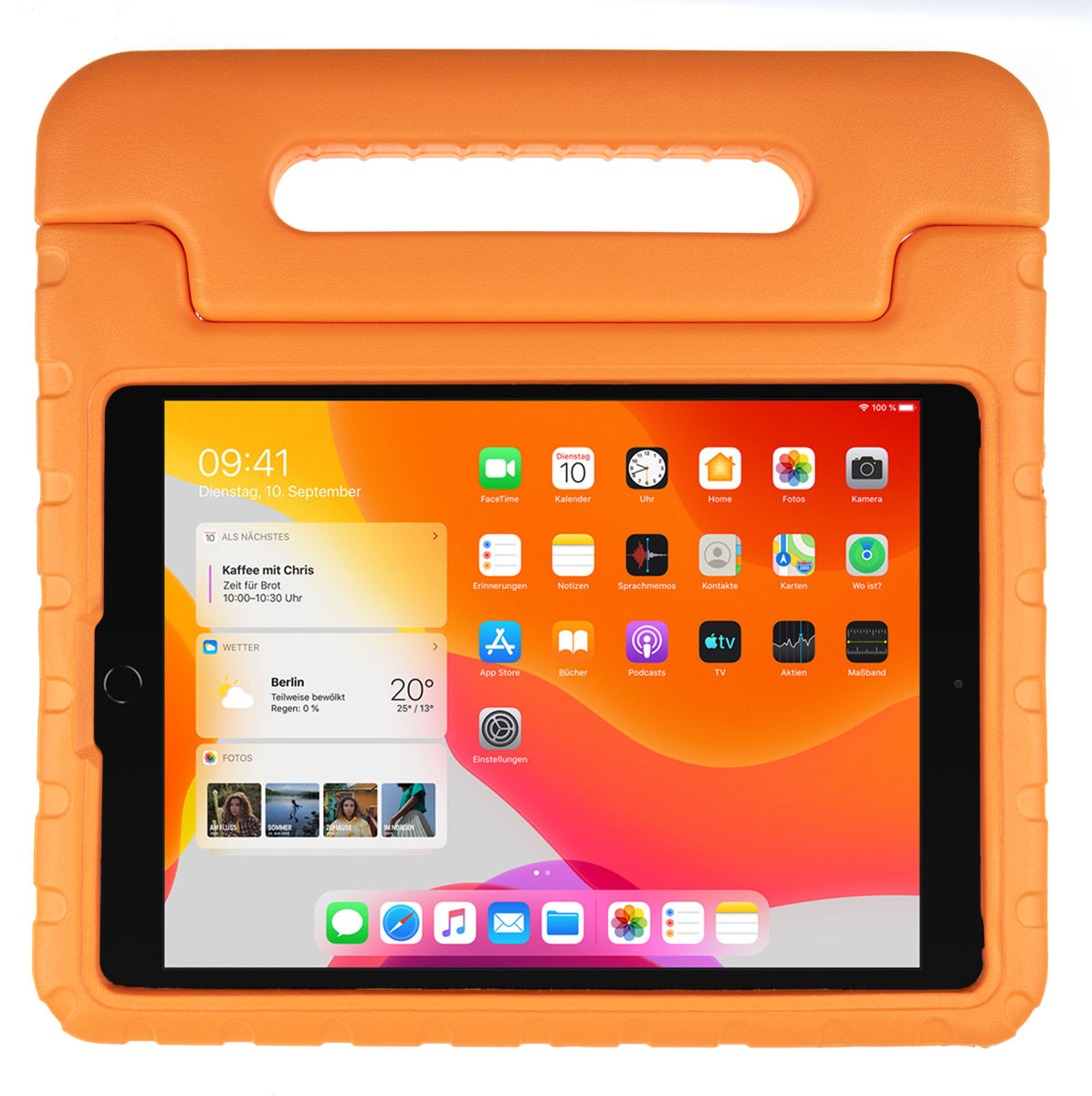 KidsCover für iPad 10,2'' orange 2019/2020 inkl. Pen und ScreenCover