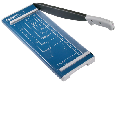 Dahle 502 Hebelschneider, gehärtete Messer, A4 (320 mm), 8 Blatt, 1,2 kg, Maße 42 x 17,5 x 7,5cm