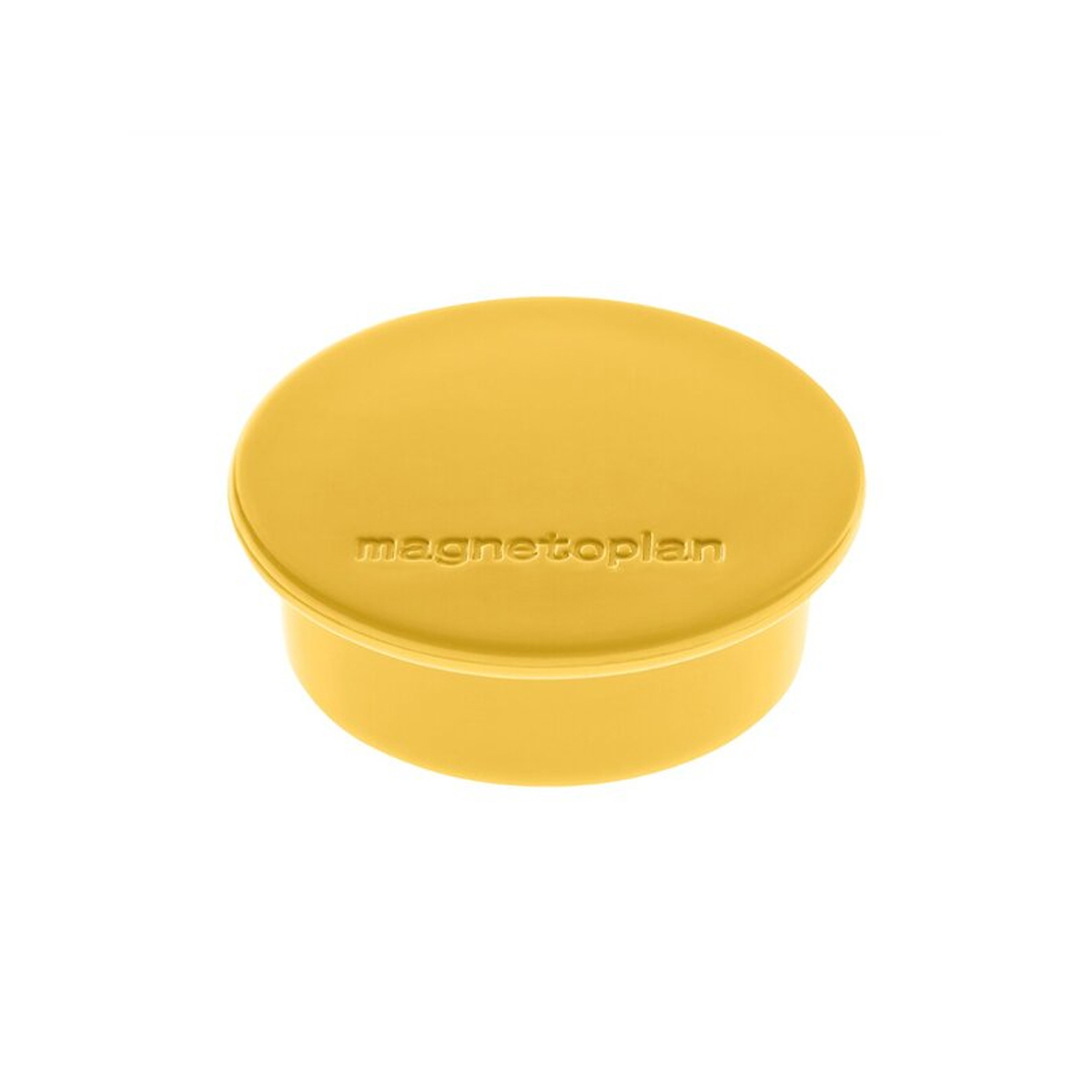 Magnetoplan 1662002 Magnete Discofix Color ⌀ 40 mm, 10 Stück, gelb