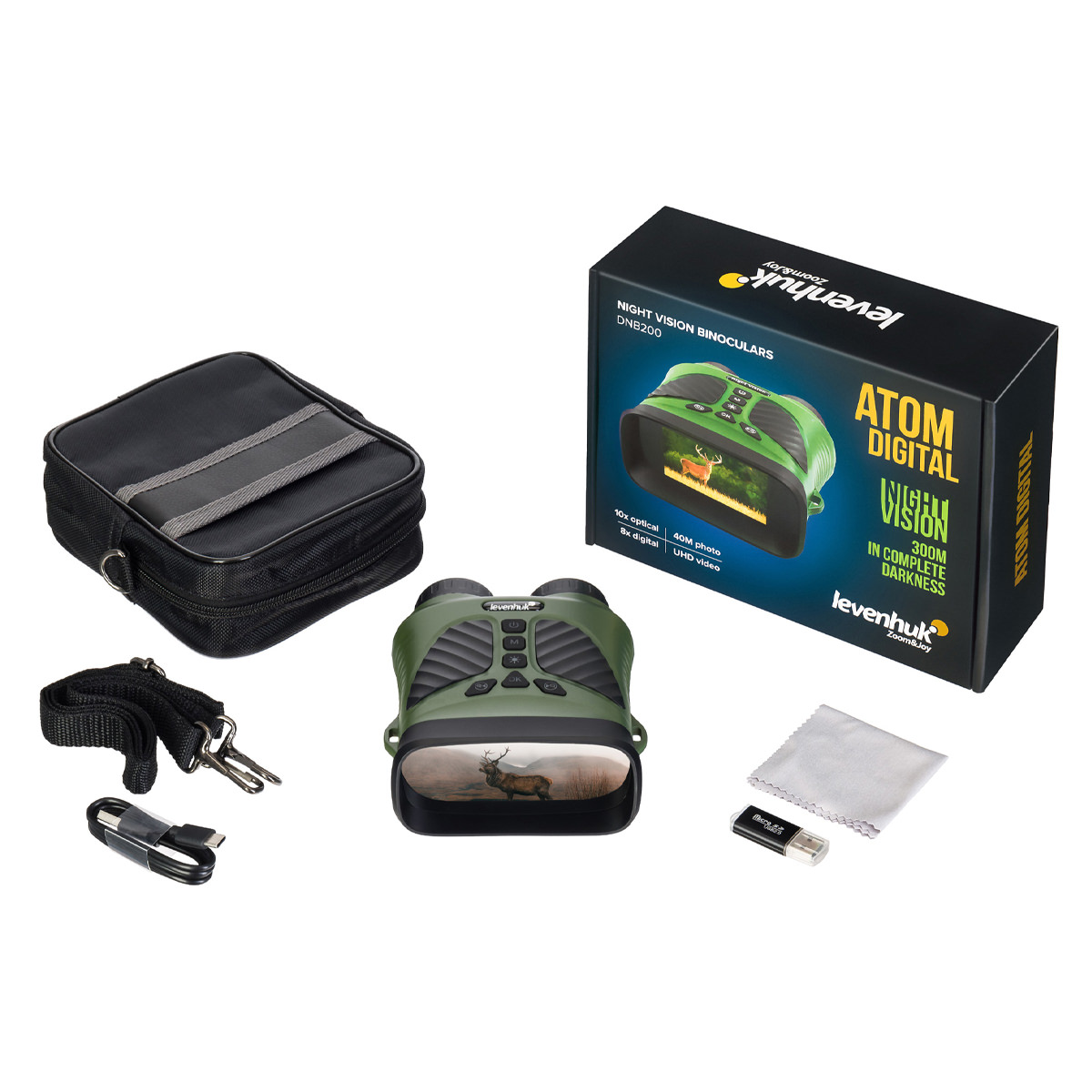 Levenhuk Atom Digital DNB200 Nachtsichtgerät 10 fach Binokular 