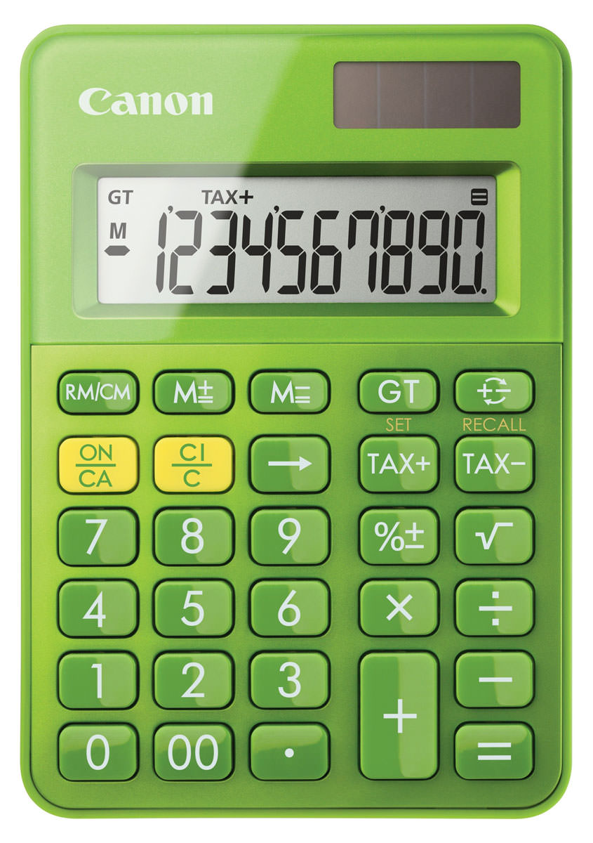 Canon LS 100K MGR Mini-Tischrechner grün 